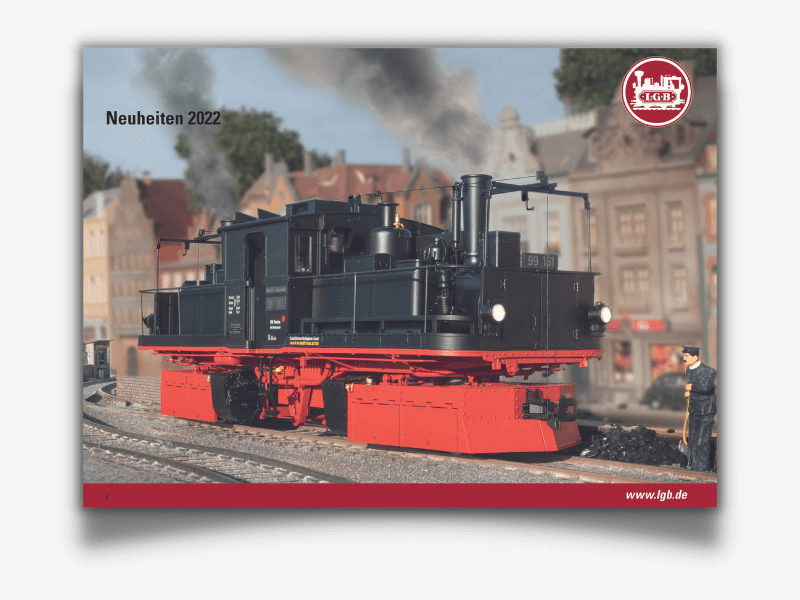 LGB CATALOGUES/MAGAZINES-LGB prospectus exclusively manufactured Locomotives 
